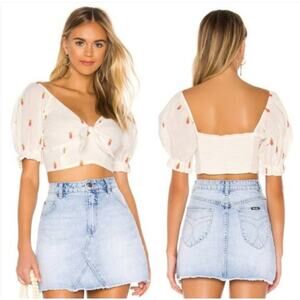 Free People Ladies That Luau Crop Top Small